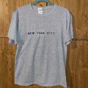 new york city embroidered tee